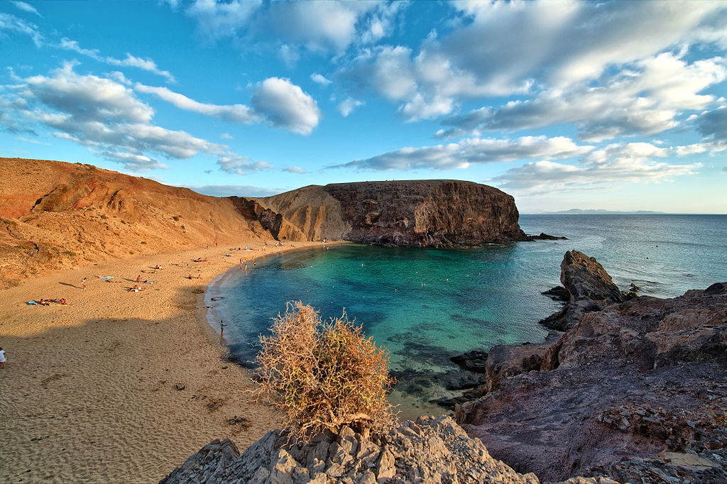 Papagayo Beach, Lanzarote, Canary Islands, Spain. Image © Luc Viatour.